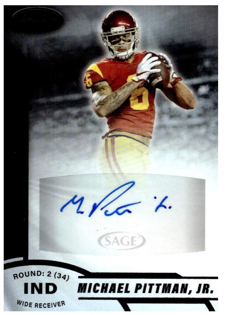 Michael Pittman Jr. #ASP-58 2020 Sage Aspire Football