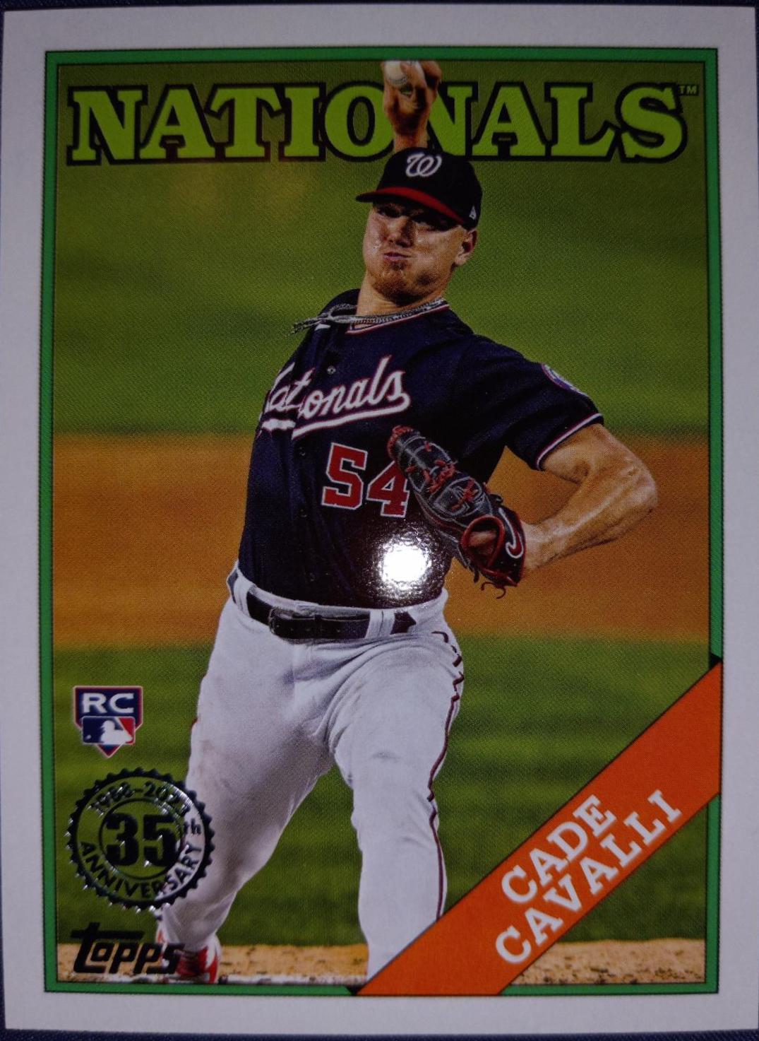 Cade Cavalli #2T88-20 Baseball Cards 2023 Topps Series 2 1988 35th Anniversary