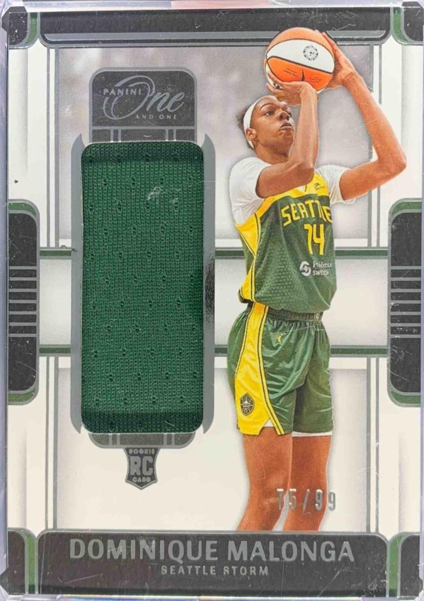 Dominique Malonga #29 2025 Panini One And One WNBA Memorabilia