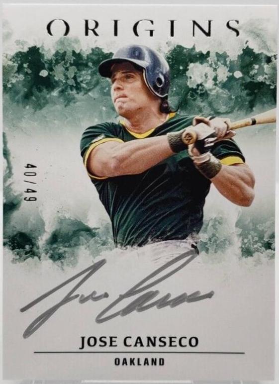 Jose Canseco [Silver Ink] #OASI-JC