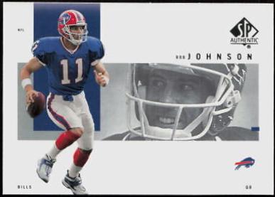 Rob Johnson #11 Football Cards 2001 SP Authentic