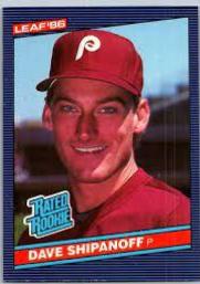 Dave Shipanoff #29 Baseball Cards 1986 Leaf