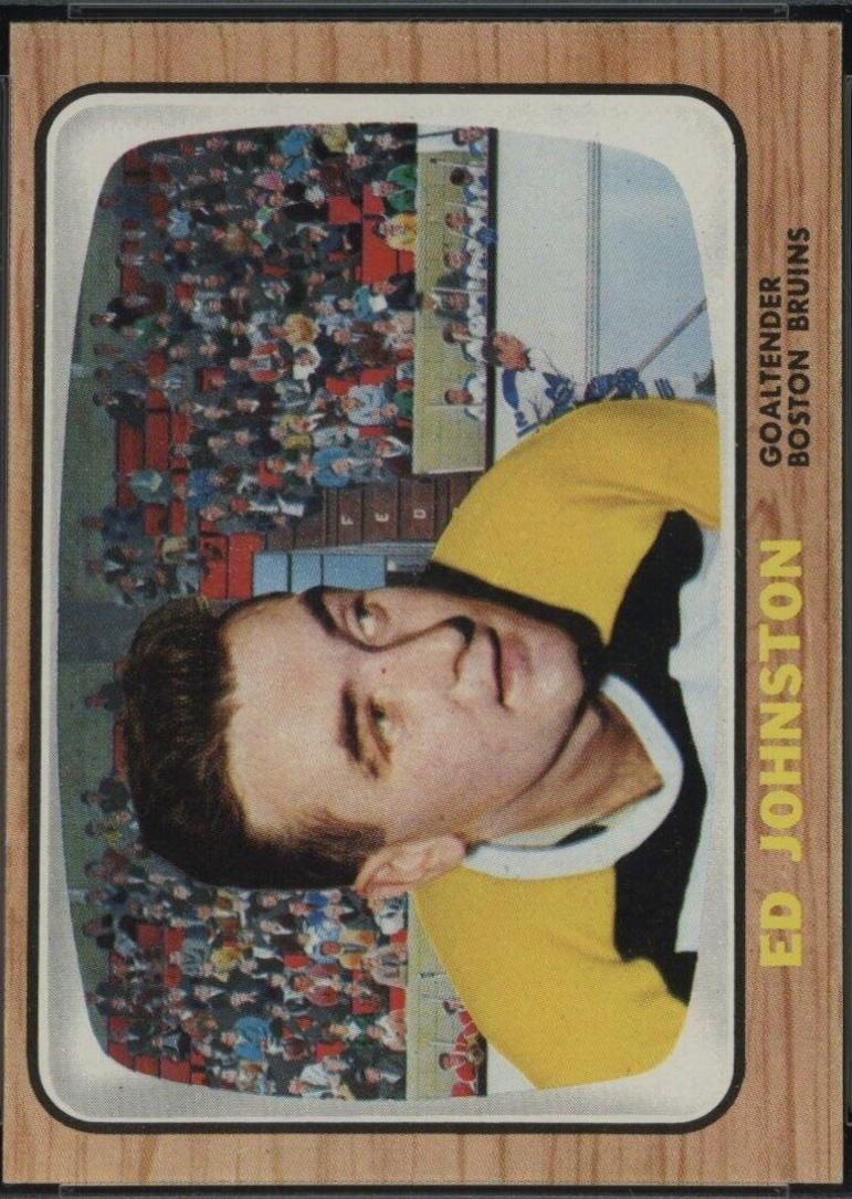 Ed Johnston #64 Hockey Cards 1966 Topps USA Test