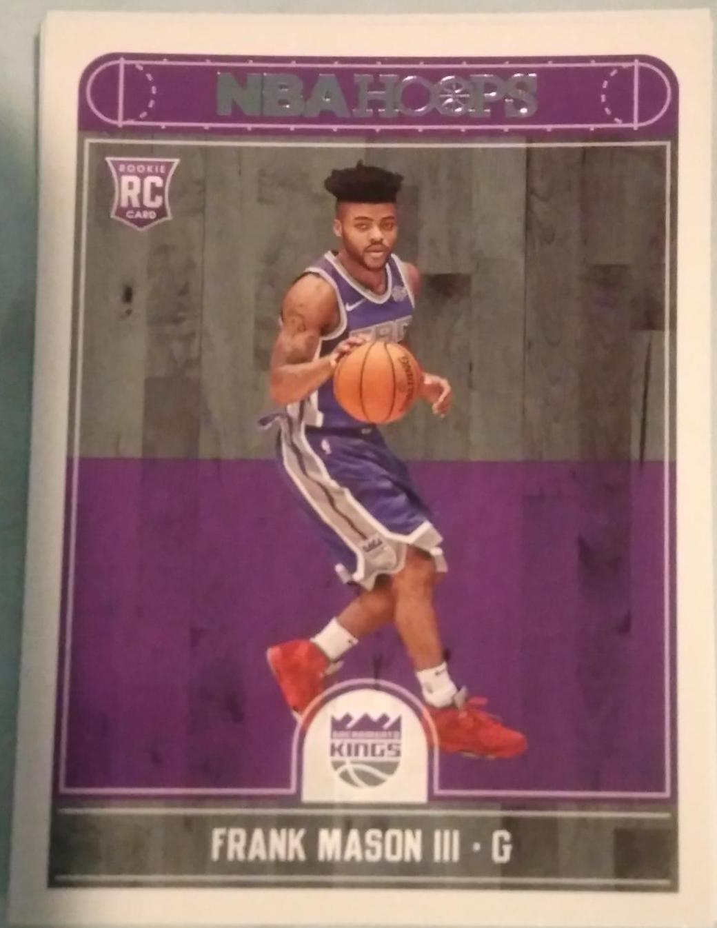 Frank Mason III #284 Basketball Cards 2017 Panini Hoops