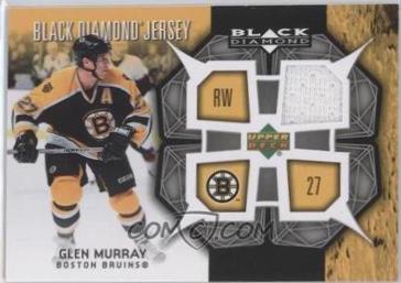 Glen Murray Upper Deck Black Diamond Jersey 2007-08 # BDJ-GM #BDJ-GM Hockey Cards 2008 Upper Deck Black Diamond Jerseys