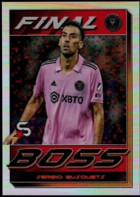 Sergio Busquets #FB-7 Soccer Cards 2024 Topps Superstars MLS Final Boss