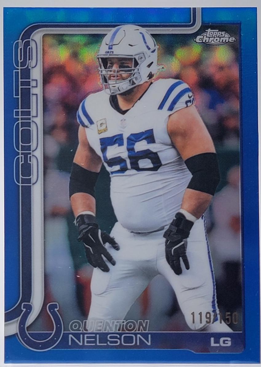 Quenton Nelson [Blue Refractor] #144