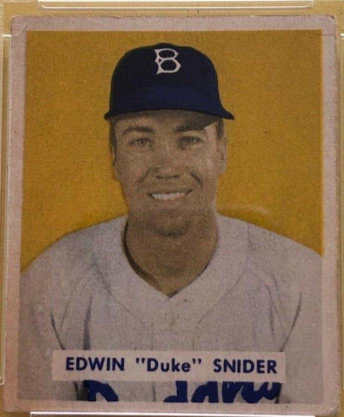 Edwin Snider #226 Baseball Cards 1949 Bowman