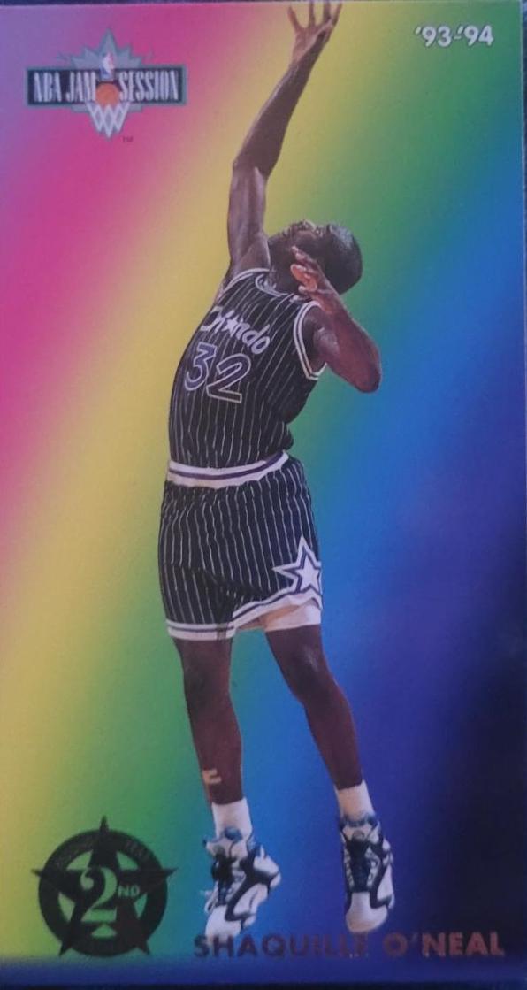 Shaquille Oneal #7 Basketball Cards 1993 Fleer Jam Session Second Year Stars
