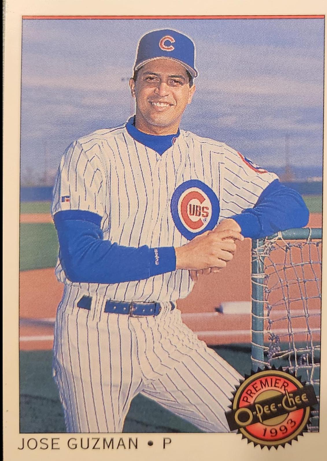 Jose Guzman #23 Baseball Cards 1993 O Pee Chee Premier