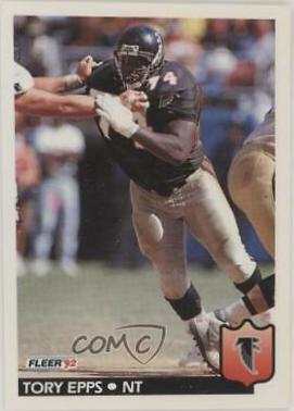 Tory Epps #4 Football Cards 1992 Fleer