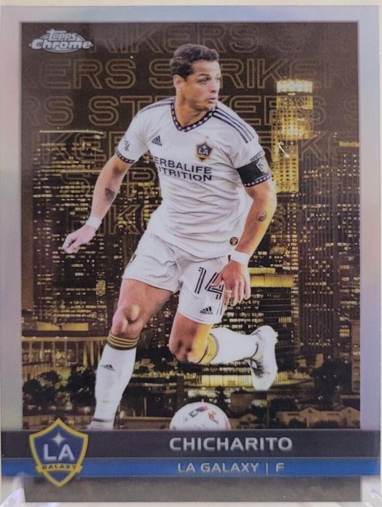 Chicharito #BCS-10 Soccer Cards 2023 Topps Chrome MLS Big City Strikers
