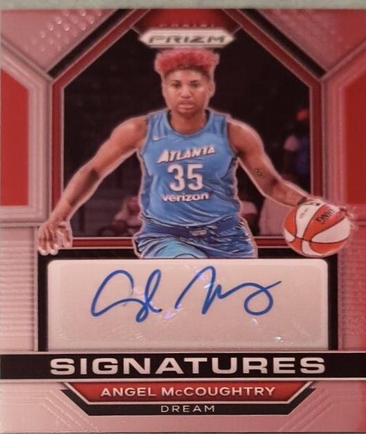 Angel McCoughtry #SG-AMC Basketball Cards 2023 Panini Prizm WNBA Signatures