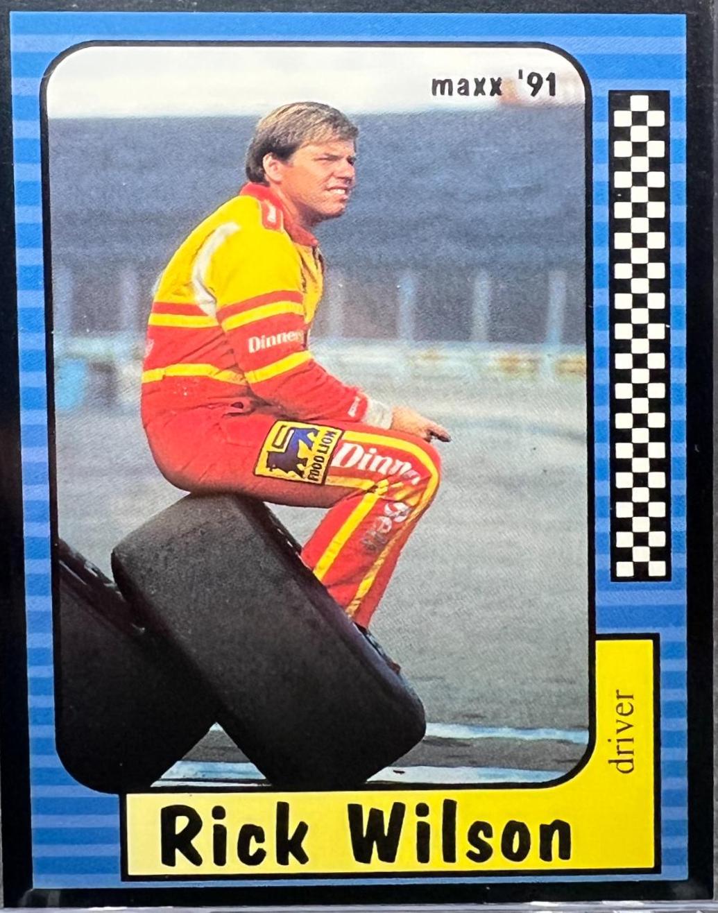 Rick Wilson #8 Racing Cards 1991 Maxx
