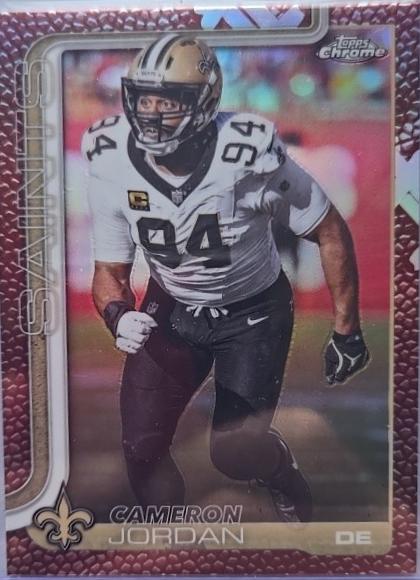 Cameron Jordan [Football Leather Refractor] #221