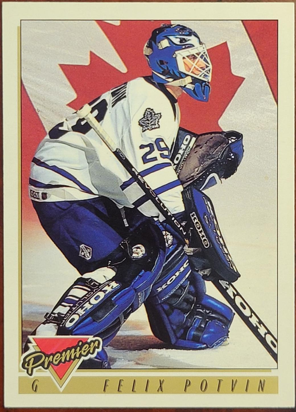 Felix Potvin #385 1993-94 O-Pee-Chee Premier Hockey
