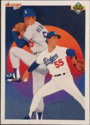 Orel Hershiser #10 Baseball Cards 1990 Upper Deck