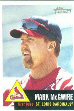 Mark McGwire #36 Baseball Cards 2002 Topps Heritage