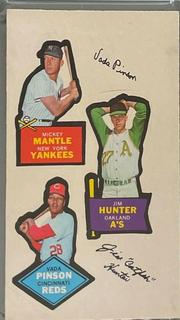 Jim Hunter, Mickey Mantle, Vada Pinson
