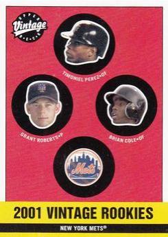 Timoniel Perez / Grant Roberts / Brian Cole #365 2001 Upper Deck Vintage Baseball