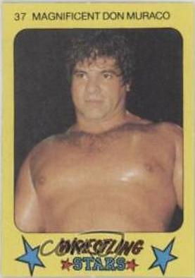 Don Muraco #37 Wrestling Cards 1986 Monty Gum Wrestling Stars