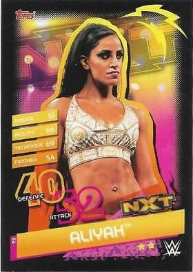 Aliyah #95 Wrestling Cards 2020 Topps Slam Attax Reloaded WWE