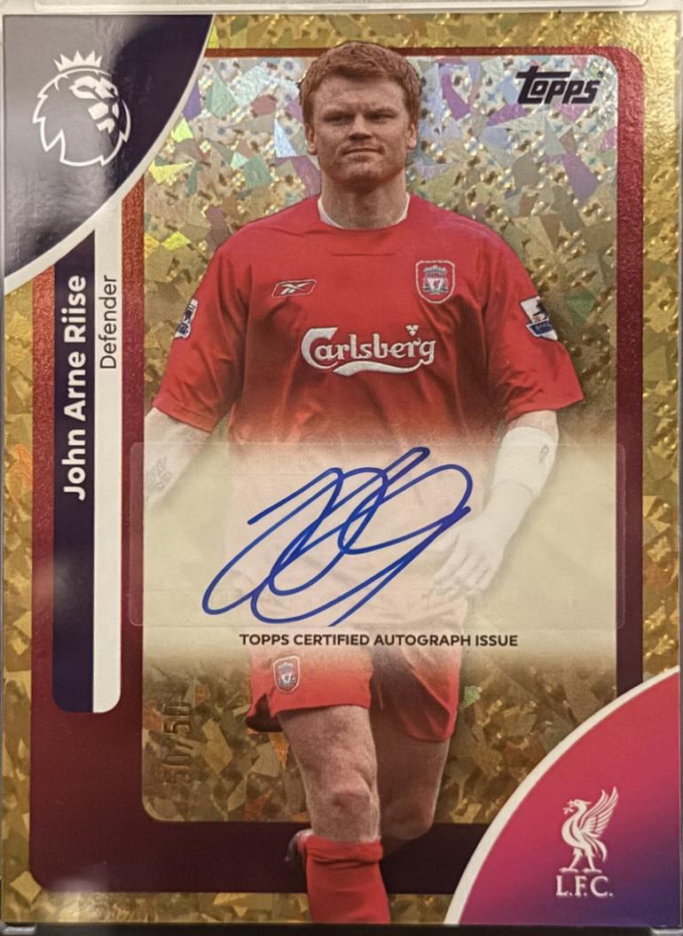John Arne Riise [Gold Sparkle] #AC-JAR