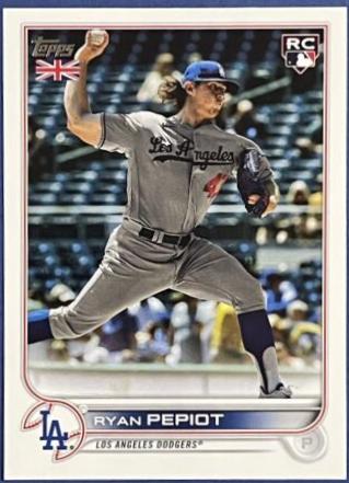 Ryan Pepiot #213 Baseball Cards 2022 Topps UK Edition
