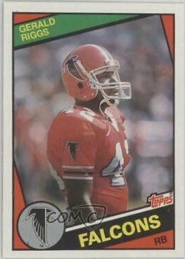 Gerald Riggs #218 Football Cards 1984 Topps