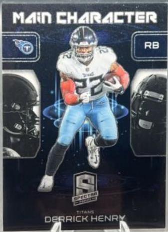 Derrick Henry #24 Football Cards 2023 Panini Spectra Main Character