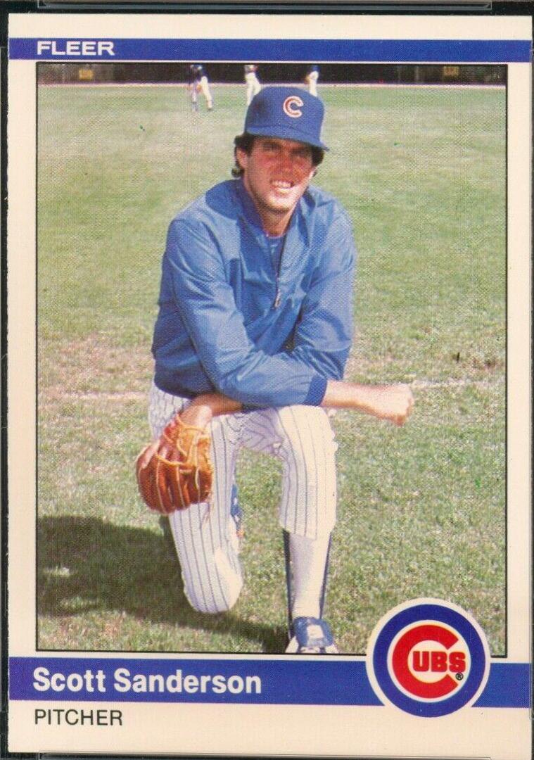 Scott Sanderson #U-104 Baseball Cards 1984 Fleer Update