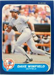 Dave Winfield #121 Baseball Cards 1986 Fleer Prices