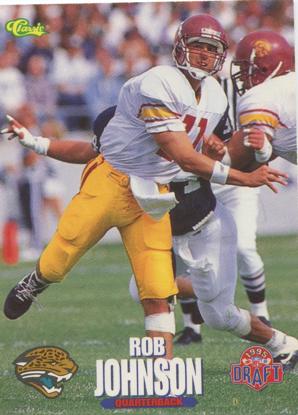 Rob Johnson #97 Football Cards 1995 Classic NFL Rookies