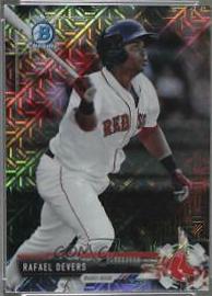 Rafael Devers #BCP101 Baseball Cards 2017 Bowman Mega Box Chrome Prospects