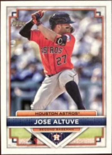 Jose Altuve #82 2023 Topps Flagship Collection Baseball