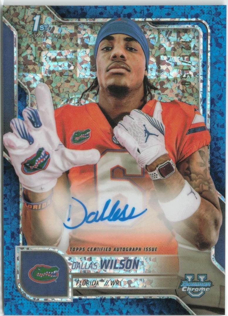 Dallas Wilson [Blue Mini-Diamond Refractor] #BCA-DWI Prices | 2025 ...