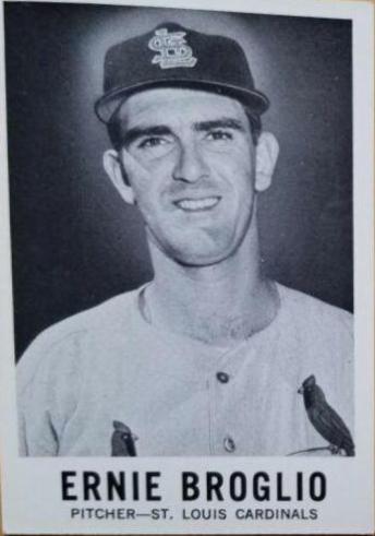 Ernie Broglio #41 Baseball Cards 1960 Leaf