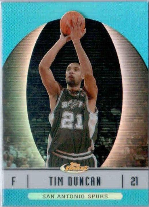 Tim Duncan [Blue Refractor] #9
