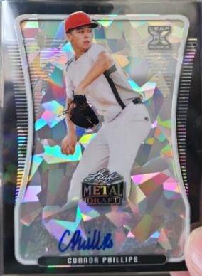 Connor Phillips #BA-CP1 2020 Leaf Metal Draft Autographs Baseball