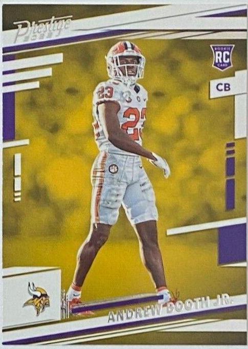 Andrew Booth Jr. #332 Football Cards 2022 Panini Prestige
