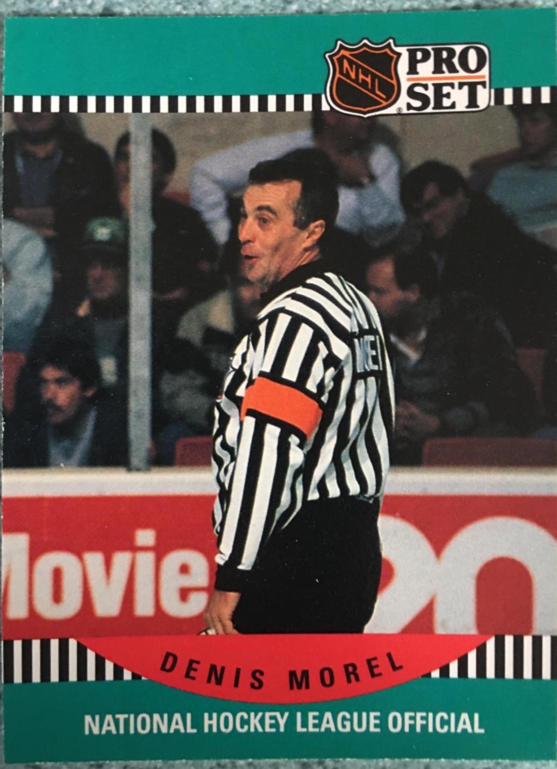 Denis Morel #695 Hockey Cards 1990 Pro Set