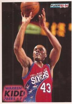 Warren Kidd #352 Basketball Cards 1993 Fleer