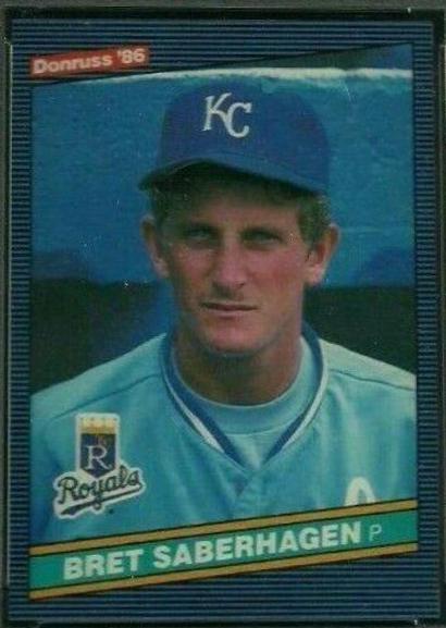 Bret Saberhagen #100 1986 Donruss Baseball