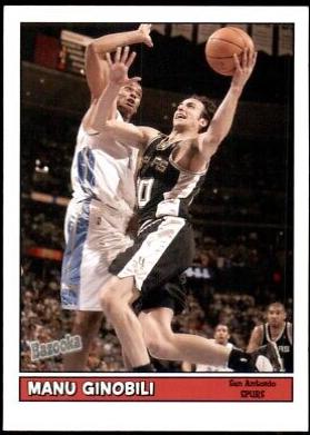 Manu Ginobili #36 Basketball Cards 2005 Topps Bazooka