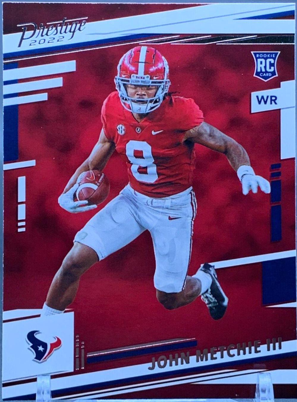 John Metchie III #317 Football Cards 2022 Panini Prestige