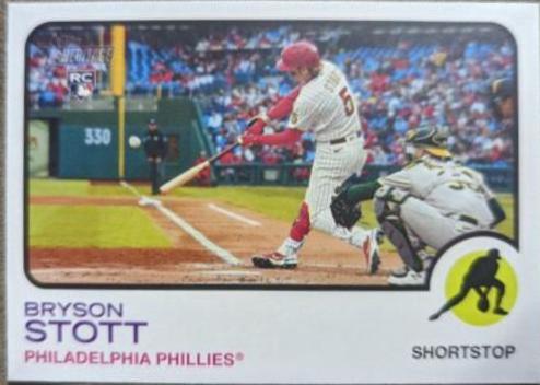 Bryson Stott #605 Baseball Cards 2022 Topps Heritage