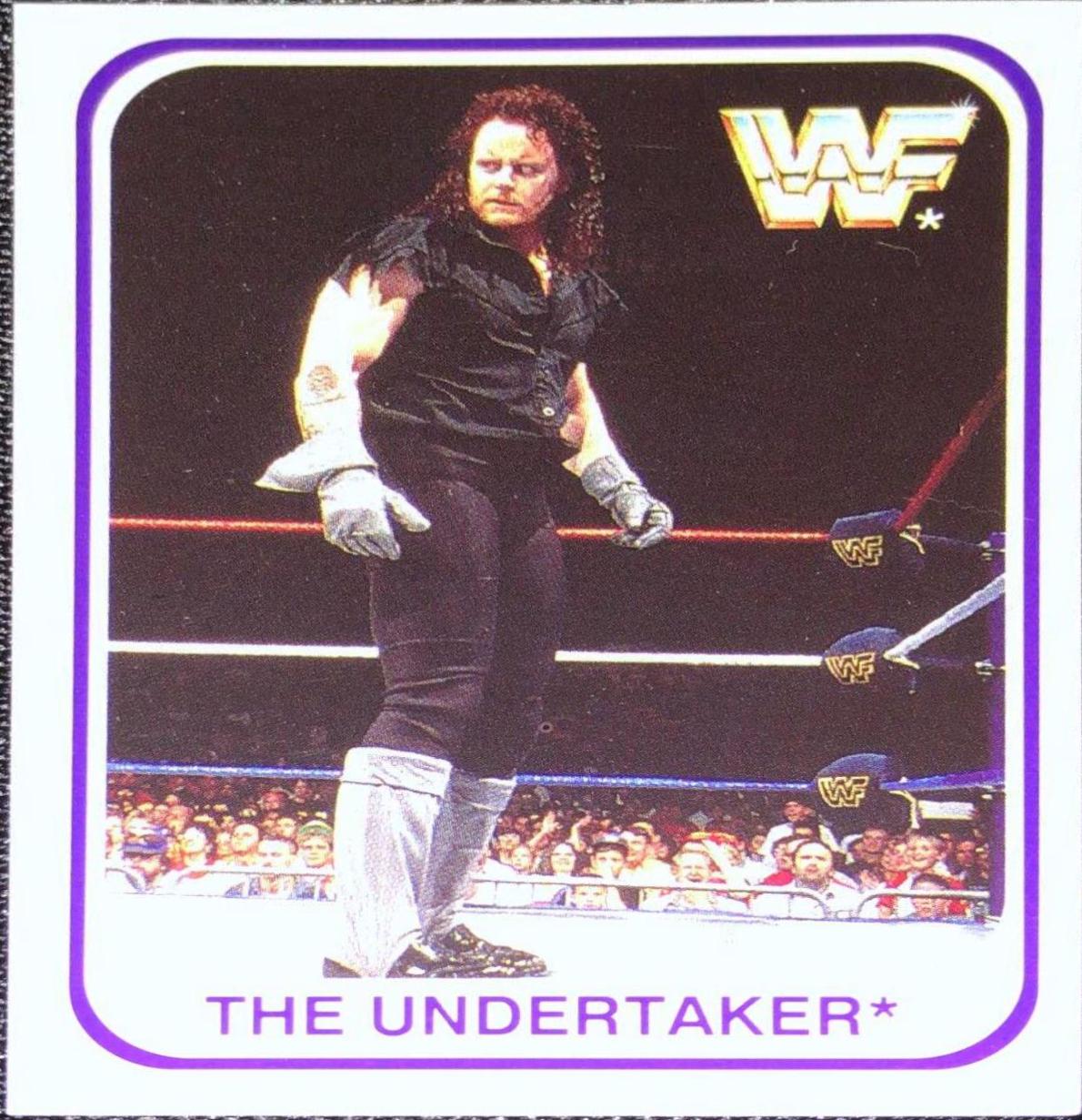 The Undertaker #118 Wrestling Cards 1991 Merlin WWF