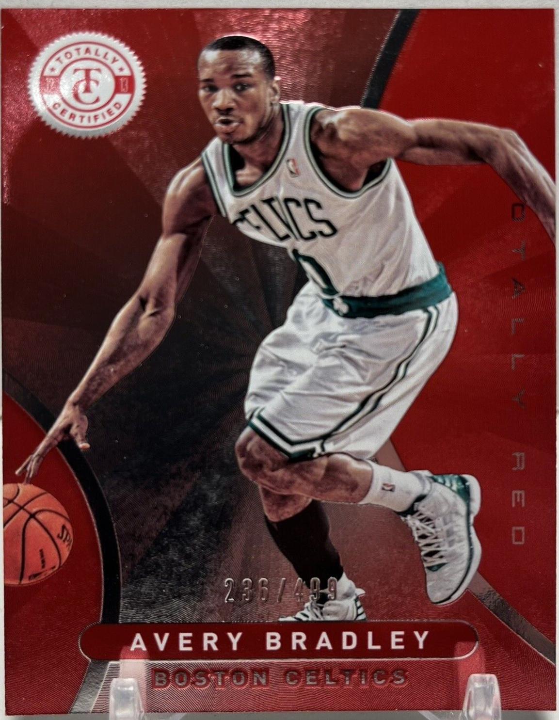 Avery Bradley Totally Red #31 Basketball Cards 2012 Panini Totally Certified