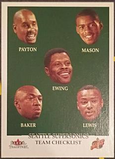Seattle Supersonics Checklist