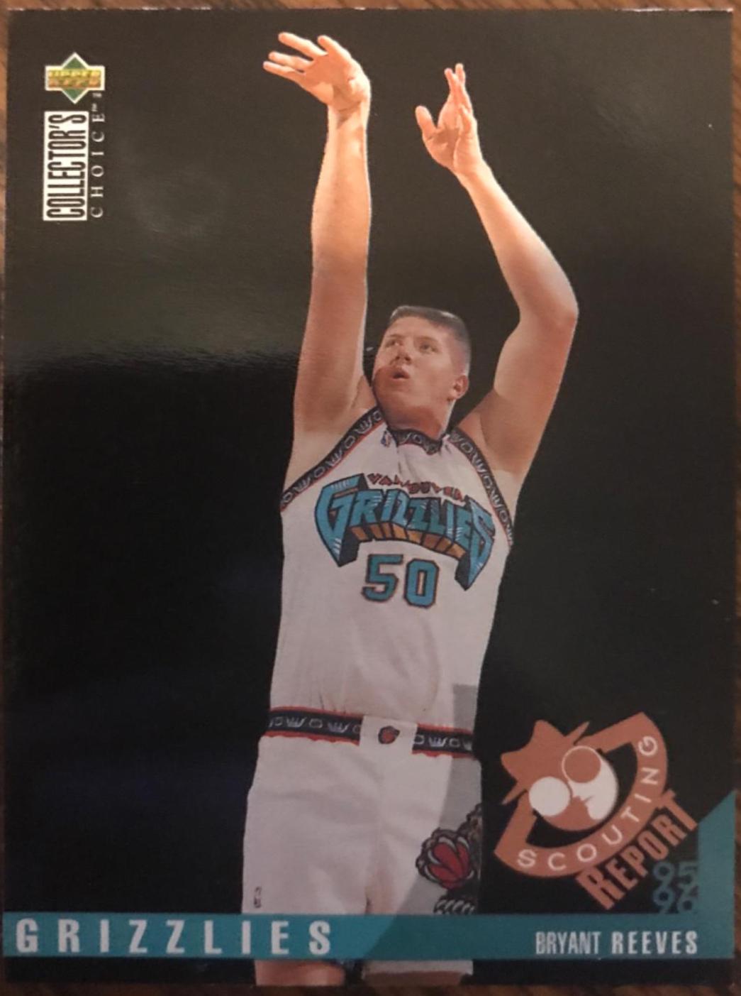 Bryant Reeves #348 Basketball Cards 1995 Collector's Choice